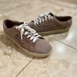 Saint Laurent Men’s Court sneakers . EU 40/US 7